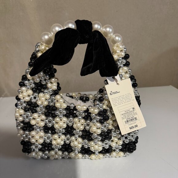 A New Day Black & White Holiday Clutch - Picture 2 of 2